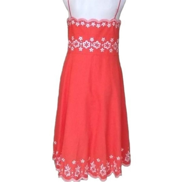 Andre Oliver Pink Embellished Midi Dress Spaghetti Strap - Picture 3 of 7